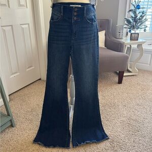Altar'd State Dark Blue Flare Jeans